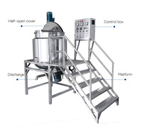 Cuve de mélange de produits chimiques liquides personnalisée PMC-500L, homogénéisateur à cisaillement élevé pour shampoing, équipement de mélange de détergents en SUS316L