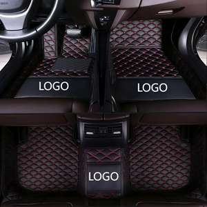 Juego de Alfombrillas Universales de Cuero PVC Bordado en 5D, Personalización Completa para <span class=keywords><strong>Toyota</strong></span>, Logotipo Personalizado de Alta Calidad - Product Image 5