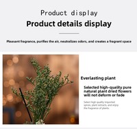 Diffuseur de parfum floral personnalisé 80 ml, décor floral, pot en verre de luxe, logo, huile naturelle fraîche, sans alcool, artisanal, parfum d'ambiance pour la maison