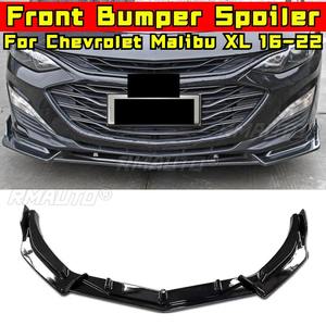 <b>For</b> Chevrolet Malibu XL 2016-2022 <b>Car</b> Front Bumper Lip Splitter <b>Diffuser</b> Body Kit Gloss Black Bumper Protector Modification Part - Product Image 2