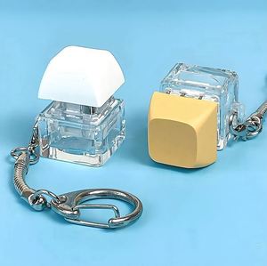 Christmas Gift Stress Relief Figure Keycap Keychain Mechanical <b>Key</b> Fidget for Keychain Decompression Toys - Product Image 2