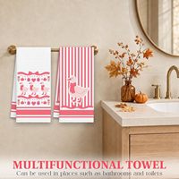 Serviettes de cuisine réutilisables en microfibre, motif écossais, absorbantes, pour la cuisine, la pâtisserie, les restaurants et la maison