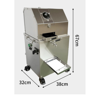 Hoge Productiviteit Gemakkelijk Reinigbaar Professionele Commerciële RVS Elektrische Koude Pers 220V 450W Vijf-Rol Suikerrietpers