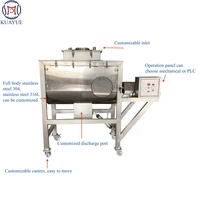 Mélangeur de poudre de lait et de farine de qualité alimentaire industriel automatique certifié CE avec fonction de séchage et pompe mélangeuse à vis