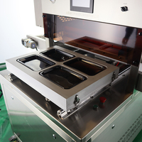 Machine d'emballage sous vide automatique électrique en acier inoxydable industriel pour aliments, steak de bœuf