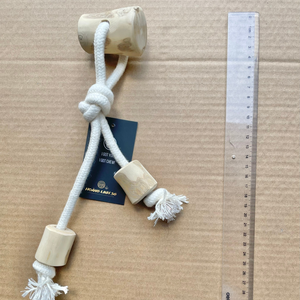 Jouets à mâcher écologiques pour chiens en bois de café, chanvre, corde de coton avec nettoyage naturel des dents, jouet interactif pour animaux de compagnie pour chiens en provenance du VIETNAM - Product Image 1