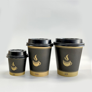 Lowest Quotation Factory Custom Paper Cups Biodegradable Coffee Cup 4oz 8oz 10oz 12oz Single Wall Paper Coffee Cup With Lid