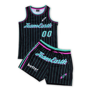 Camisetas de baloncesto de color popular con logotipo bordado de equipo de malla de ropa de baloncesto personalizado - Product Image 3