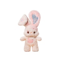 Nieuwe knoopvormige pluche konijnenpatch met PP katoenen vulling, knuffelig op maat gemaakt konijnenknuffel, comfortpop, kinder- en kinderfeestcadeau, huisdecoratie