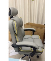 Fauteuil Relevable Confortable pour la Maison, le Bureau et l'Étude, avec Siège Pivotant à Hauteur Réglable pour le Gaming et les Séances Prolongées