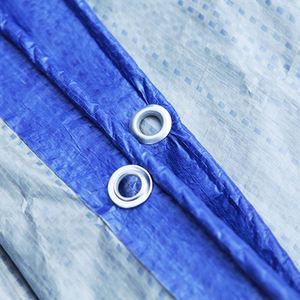 Personnalisé Double Anti-UV PE Blanc Bleu De Bâche Renforcée - Product Image 3