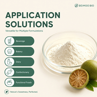 Mogroside V 80% gehalte Zuivere Monniksvrucht Zoetstof Poeder, Caloriearm, Non-GMO, Keto Suiker Vervanger, Voedingsadditief