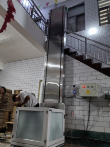 Elevador Eléctrico Hidráulico Económico para Personas y Carga, Elevador Pequeño para Exteriores, Casa, Hogar, Elevador Doméstico - Product Image 6