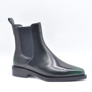 Produttore stivali Chelsea neri 2026 personalizzati grandi dimensioni stivali neri <span class=keywords><strong>calzino</strong></span> Slip on <span class=keywords><strong>tacco</strong></span> <span class=keywords><strong>basso</strong></span> <span class=keywords><strong>stivaletti</strong></span> invernali alla caviglia per le signore - Product Image 1