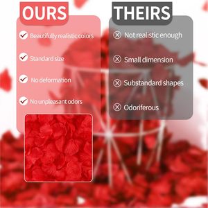 100 Mảnh Không Dệt Cánh Hoa Hồng Nhân Tạo Cánh Hoa Trang Trí Lãng Mạn Cho Giáng Sinh Đám Cưới Sinh Nhật Kỷ Niệm Bên - Product Image 4