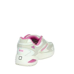 D.A.T.E. Zapatillas Deportivas para Mujer, Blancas y Fucsia, Modernas, de Lona - Product Image 3