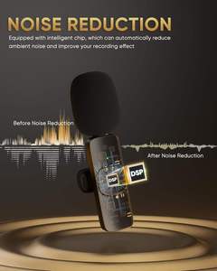 2.4GHz Mini Lavalier ve áo clip trên Loại C USB và mic Micro không dây cho điện thoại di động Android điện thoại Iphone IOS Ipad - Product Image 3