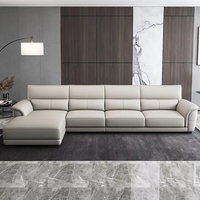 Couch Wohnzimmer-Sofas L-Form Holz Minimalistisch Luxuriös Modern