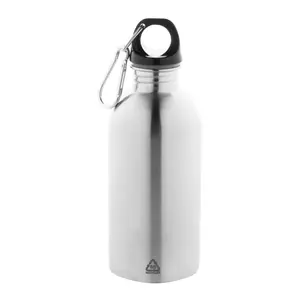 Bottiglia d'acqua in acciaio riciclato, gadget sostenibili - Product Image 1