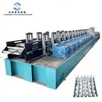 Machine de formage à froid de profilés en acier galvanisé pour supports de panneaux solaires, haute efficacité, fonctionnement facile, moteur PLC