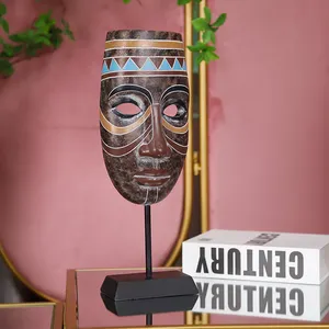 Redeco2023クリエイティブフィギュア彫像アフリカの芸術部族の置物樹脂ギフトのための抽象的な彫刻家の装飾