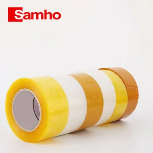 Samho Printed Pattern Brand QR Code Heavy Duty Packaging Tape Self-adhesive Transparent Tape Shipping Moving Sealing BOPP Tape