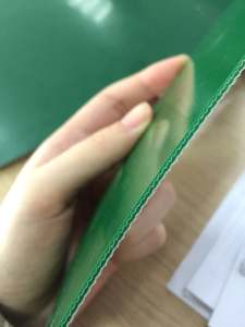 Yüksek kaliteli PVC konveyör bant düz Cleats 2mm yeşil bobin etek antistatik 3mm özel fiyat - Product Image 5