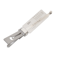 Nouveau produit LISHI Décodeur de serrure résidentielle 2 en 1 (KW1 - 5 broches) Ensemble de crochetage pour serrure résidentielle LISHI Décodeur 2 en 1 KW1
