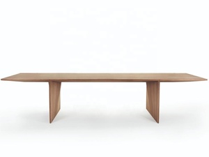 Moderno de madera de lujo restaurante sala de dormitorio de diseño de mesa de comedor de mesa de café conjunto - Product Image 2