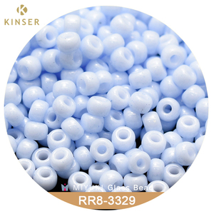 Cuentas Redondas Miyuki Rocailles 8/0 de 3 mm [<span class=keywords><strong>13</strong></span> Colores Opacos Teñidos Segunda Serie] Paquete de 10 g - Product Image 6