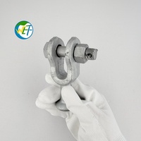 Raccord à rotule de type Q galvanisé à chaud PS 077 pour matériel de ligne électrique aérienne IEC 61284 GB/T 2314