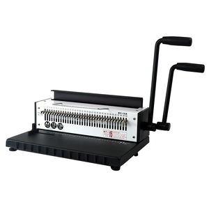 Máquina Encuadernadora de Alambre Eléctrica Pequeña de Doble Manija BY-15A, Prensa Magnética, Operación Conveniente, Construcción de Metal PLA, 47x21x30cm - Product Image 3