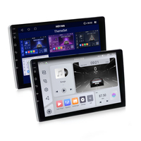 Lecteur multimédia automobile ROTISS Android 15, lecteur CD, GPS, écran IPS 1280*800, intégré 1DIN/2DIN, CarPlay sans fil, Android Auto