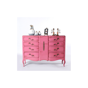 Elegante gabinete de madera de caoba Premium de 8 cajones, estilo clásico francés para sala de estar, dormitorio, plegable para almacenar ropa, joyería - Product Image 1