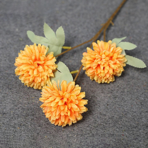 Ramo de flores de rosas de seda naranja quemado artificial realista arreglo de boda y ramo de novia centro de mesa para Navidad - Product Image 5