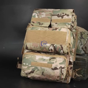 Sac de transport tactique robuste à fermeture éclair, grande capacité, imperméable, modulaire, camouflage, pour gilet <span class=keywords><strong>porte</strong></span>-plaques Molle - Product Image 6