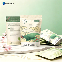 Sachet Doypack refermable en feuille d'aluminium pour emballage alimentaire avec incision de déchirement et thermoscellable