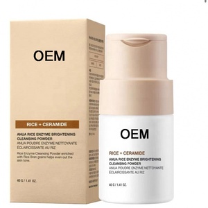 OEM Hữu Cơ 40g mặt rửa bột gạo <span class=keywords><strong>enzyme</strong></span> làm trắng sữa rửa mặt làm sạch sâu loại bỏ mụn đầu đen làm săn chắc không mùi tất cả - Product Image 6