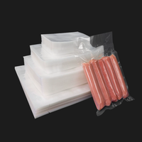 Sac sous vide pour emballage alimentaire en plastique PE Coex en nylon écologique, pochette scellée sur 3 côtés