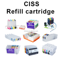 Penjualan Terlaris Tangki Tinta Universal CISS 85Ml 100Ml 250Ml 350Ml Cocok untuk Epson Hp Canon Brother Printer Inkjet