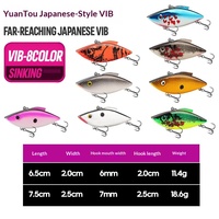 Leurre de pêche Taiyu pour lancer à longue distance, VIB, appât artificiel en plastique, imitation poisson, leurre dur, 65/75cm, hameçon renforcé