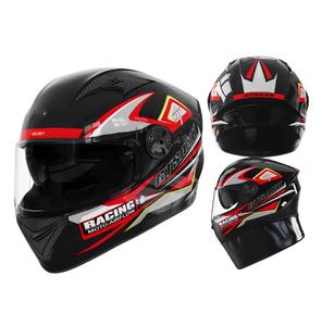 Casco profesional de cara completa para hombre y <span class=keywords><strong>mujer</strong></span>, calidez de invierno ABS, visera doble de alta definición para todas las estaciones, certificado CE/Dot - Product Image 3
