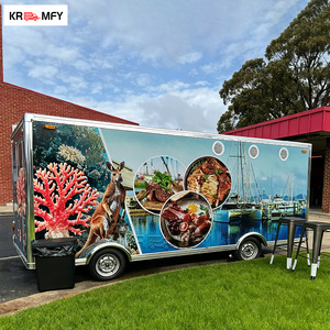 Towable Food Trailer with Fiberglass & Aluminum Construction for Coffee Ice Cream Bubble Tea - Product Image 6