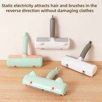 Produits pour animaux de compagnie, accessoires pour chiens, best-sellers, brosse de toilettage pour animaux de compagnie en plastique auto-nettoyante réutilisable, rouleau anti-poils, nettoyeur