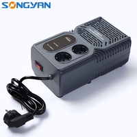 AVR Relay Rumah Portabel Fase Tunggal AC 220V Indikator LED Digital Efisiensi 97% Perlindungan Tegangan Lebih/Kurang Otomatis SDR