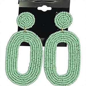 Boucles d'oreilles pendantes de haute qualité en forme de fleur, plaquées or, perles, style bohème, élégantes, fantaisie, bijoux de fête, cadeaux pour femme - Product Image 5