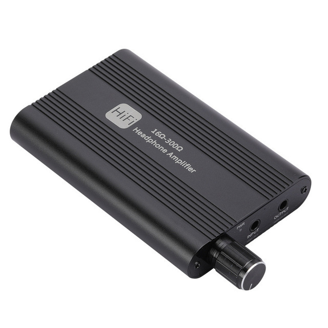 Portable Amplifier Amp Stereo Audio Out with Switch Powered Dual-Output HiFi Headphone Amplifier