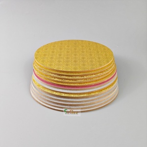 SunShine Factory Direct Sales Custom 1mm 2mm 3mm Thick Food Grade <b>Cake</b> Mat Christmas <b>Cake</b> Base <b>Board</b> with Embossing Printing - Product Image 5