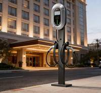 Station de recharge rapide pour véhicules électriques 120 kW DC, qualité commerciale pour les stations-service autoroutières