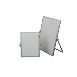 Desktop Customize Aluminium Frame Plastic Corners Office School Dry <b>Erase</b> Folding <b>Whiteboard</b> Two Sides with Rack for Kids - Product Image 1